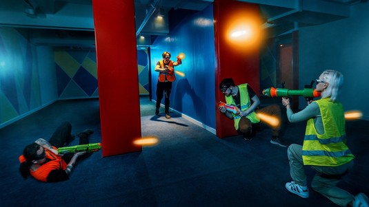 Квест «Нерф-батл: Стрельба бластерами»